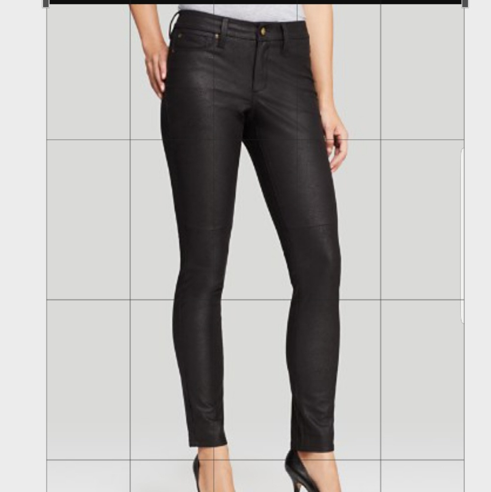 NYDJ skny Alina faux leather pants